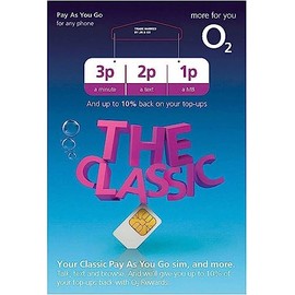 O2 Classic Pay as you go Classic PAYG