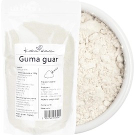 Guar Gum 500g - Vegetable Fibre & Natural Thickener for Baking, Cooking & Diet Kitchen - 100% Pure | KUCHNIA ZDROWIA