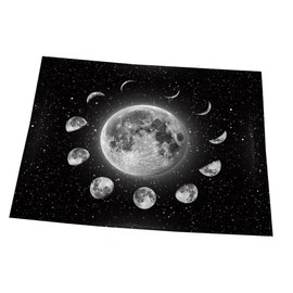 Ipetboom 1Pc Moon Phase Tapestry Premium Wall Hanging Decor for Bedroom Soft for Home Decoration and Room Accessories
