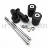 HONGK Frame Sliders Crash Protector For Kawasaki Z1000 2003-2006 Black