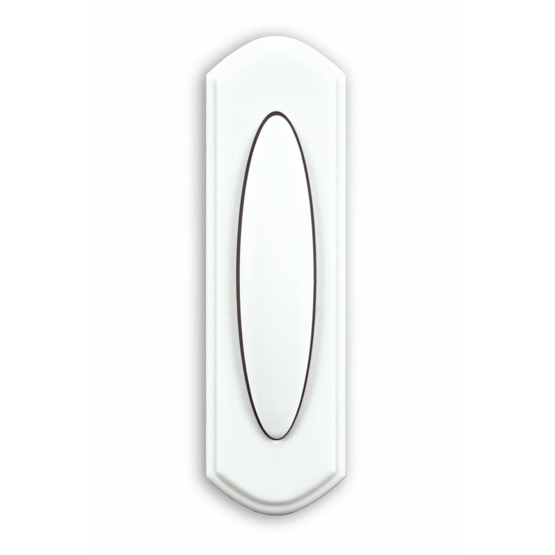 Heath Zenith SL-7797-02 Traditional Décor Series Wireless Door Chime Push