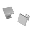 homdiy 30 Pack Solid Square Drawer Knobs - Brushed Nickel