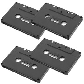 Operitacx 4pcs Cassette Tape Wall Art Blank Audio Cassette Tape Decor Vintage Ornaments Great for Home Office Decor