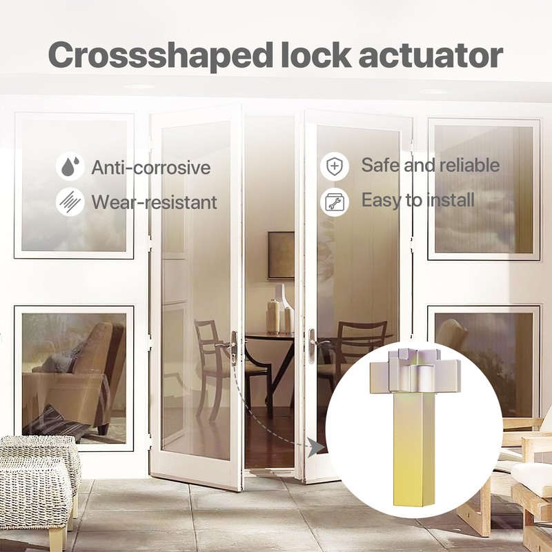  Hinged Door Lock Actuator for Patio Doors,Compatible with Andersen