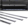 LQI 4Pcs Silver Body Side Molding Trim Compatible with Chevy