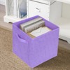 ShellKingdom Storage Bins, Foldable Fabric Storage Cubes with 3D Embossed