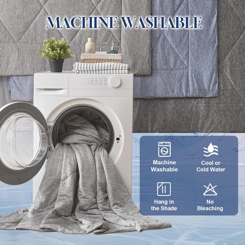 VK VK·LIVING Cooling Comforter King Size, Summer Cooling Blanket for