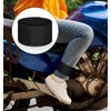 6PCS Black Arm Bands Mourning, Nylon Football Arm Bands, Adjustable