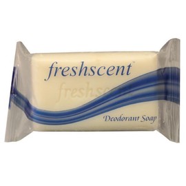 Vegetable Based (500 BARS) 3" FRESHSCENT DEOD WRAPPED BAR SOAP 1.0 oz HOTEL/TRAVEL/V