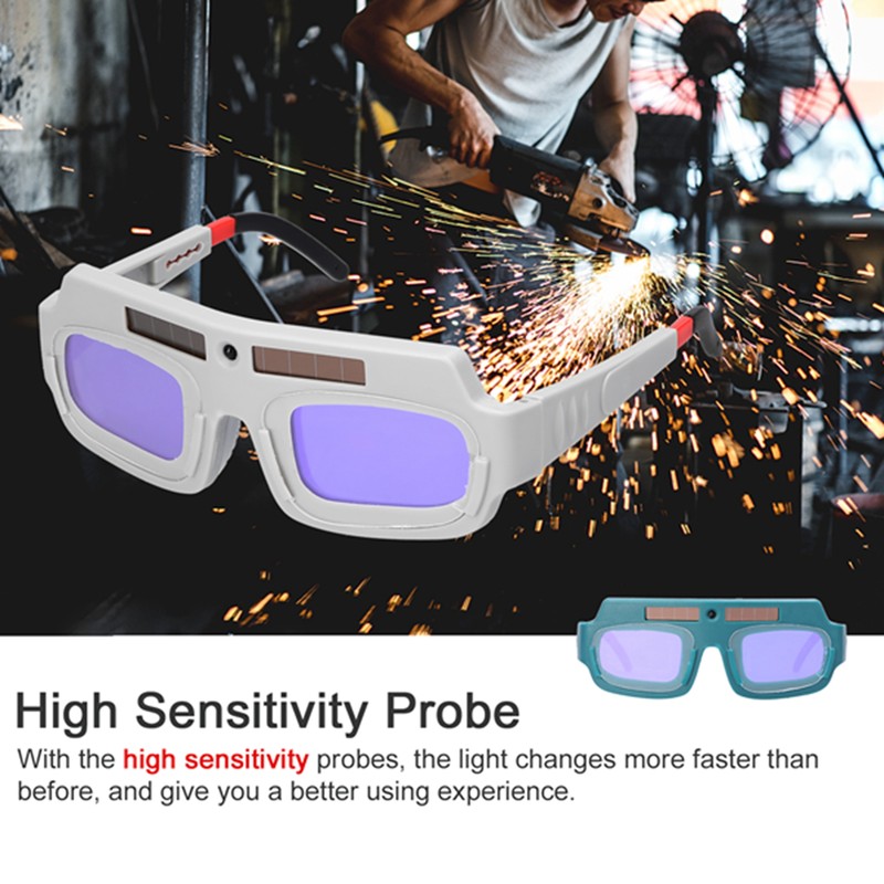 Solar Energy Auto Darkening Welding Glasses Argon Arc Welding Electric