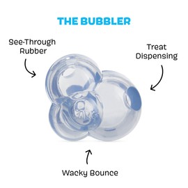 Barkbox BARK Bubbler Treat Dispensing Dog Toy for Medium Dogs – Wacky Bounce for Playful Pups Who Love a Challenge and Engaging Fun
