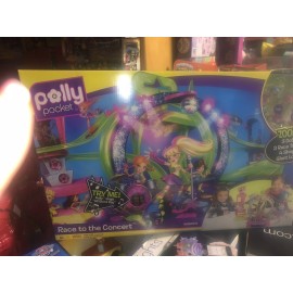 MATTEL NEW POLLY POCKET RACE TO THE CONCERT