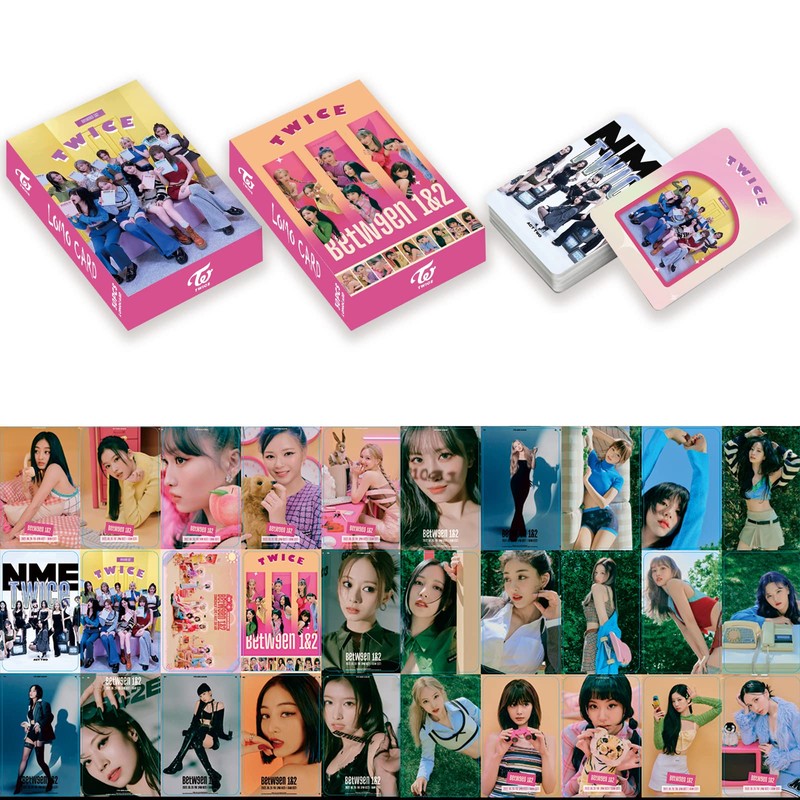 Twice Lomo Card Kpop Photo Cards Greeting Card with Postcard