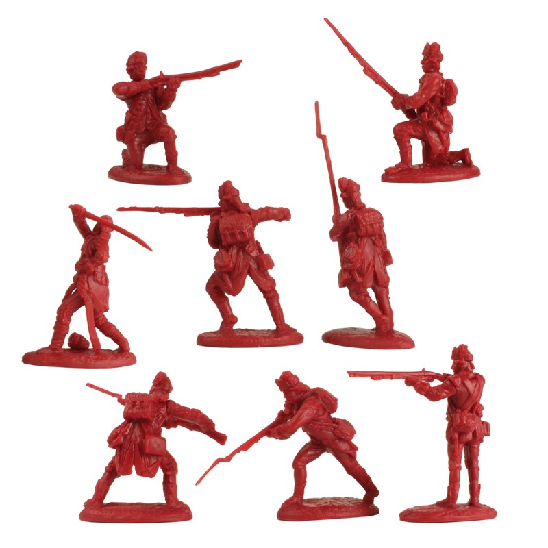 LOD Revolutionary War British Light Infantry - 16 Red Soldier