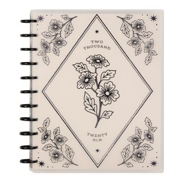 Happy Planner Disc-Bound Planner Jan.–Dec. 2026, Includes 3 Extra Months and 2 Sticker Sheets, Big Size, 8.5" x 11", Dashboard Layout, Ink & Ivy