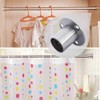 Gasea Stainless Steel Wardrobe Hanging Rail Rod End Support Bracket