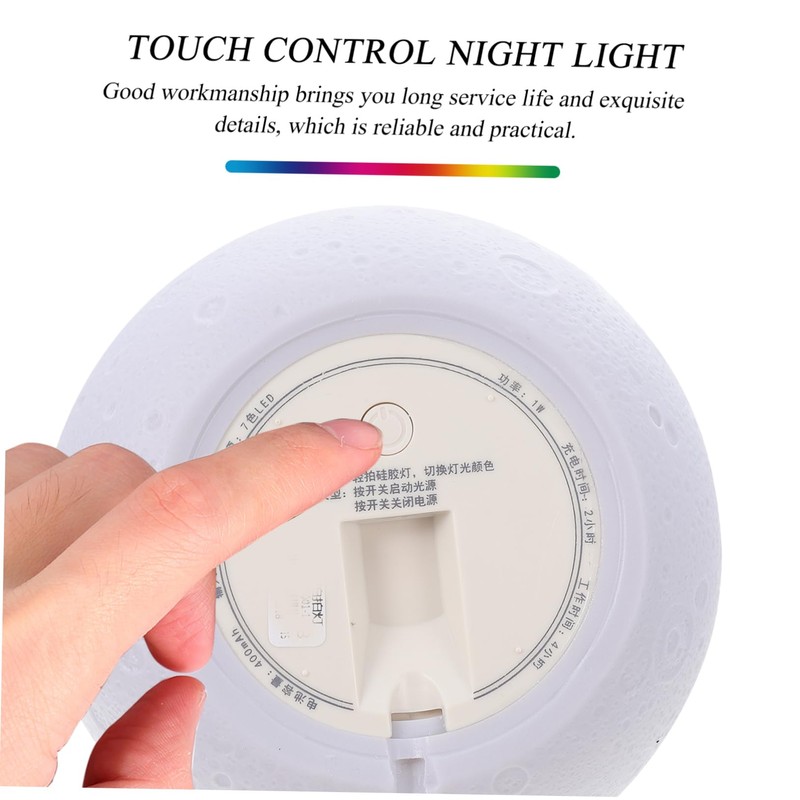 Levemolo 7 Changing Moon Lamp Night Light Small Night Lamp