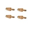 Southeastern Accessory 4 Pack Swimming Pool Spa Brass Deck Jet