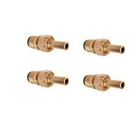 Southeastern Accessory 4 Pack Swimming Pool Spa Brass Deck Jet Nozzle Replacement for R0560400 590041 1/2" NPT Threaded Connection Durable Brass Construction