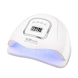 120W UV LED Nail Lamp Portable UV Light for Gel Nails Professional Nail Dryer with 45 Light Beads Smart Infrared Sensor LCD Display 4 Timer Settings