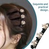 CPJJ Pack of 4 women's hair clips, double layer hair