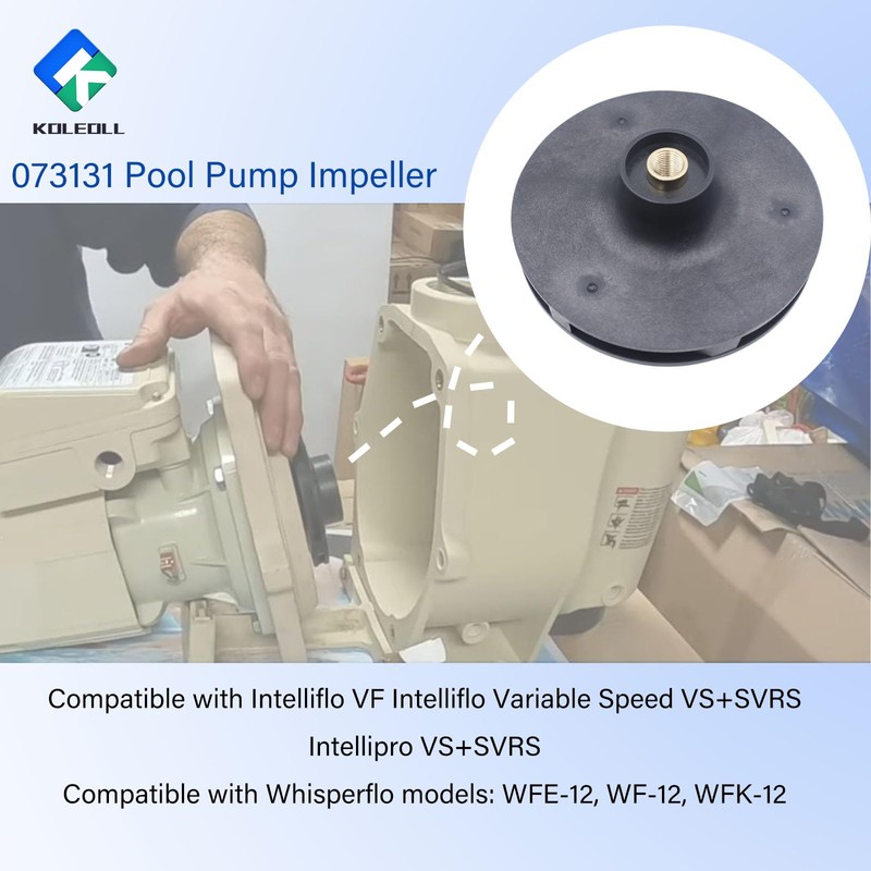 KOLEOLL 073131 Impeller Compatible with Pentair Whisperflo 3 HP Pumps