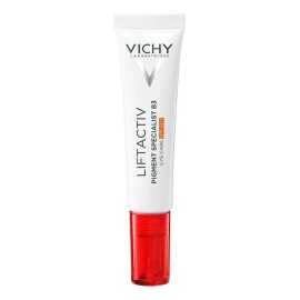 Vichy Liftactiv B3 Contorno de Ojos FPS50+ 15ml, Contorno De Ojos Anti-Manchas para Todo Tipo De Piel Día/noche