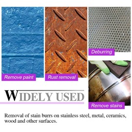 Asuinxurr 16Pcs 5Inch 3 Different Color Scrubbing Pads Drill Powered Brush Tile Scrubber Scouring Pads Cleaning Kit,Abrasive Buffing Pads Replacement 1 Pcs Hook Attachment for House Cleaning