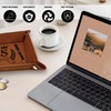 Krazy Case Engraved Genuine PU Leather Valet Tray for Men