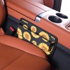 Universal Fit Car Seat Gap Filler Organizer Front Seat Set