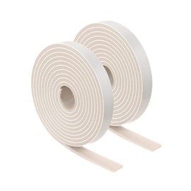 Felt Strips with Adhesive Backing – Furnigear Heavy Duty Cuttable Felt Tape Roll Furniture Pads for Chair Legs - Protecting Hardwood Floors, Chair Wall Protector (Beige, 120 x 0.5 x 0.14 Inch)