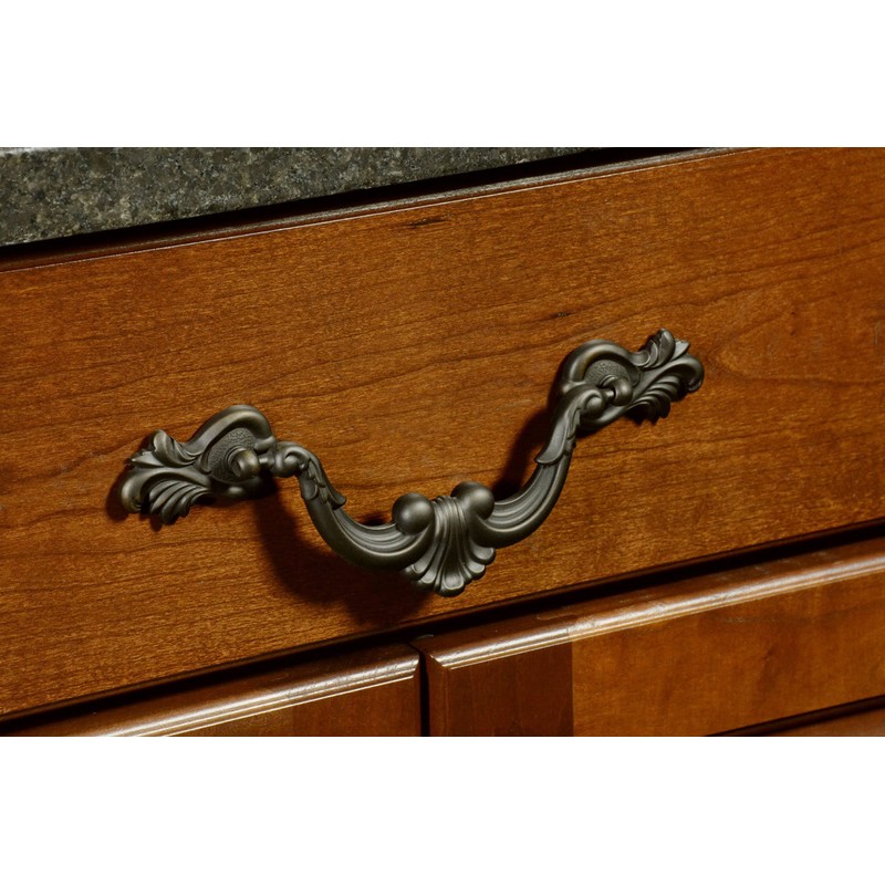 #21701 CKP Brand Chateau Royale Furniture Bail Pull, Ancient Bronze