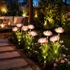 Solar Flower Garden Light for Outdoor Décor – Waterproof Ground