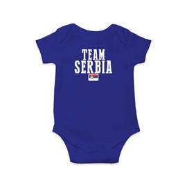 Serbia Baby Bodysuit Soccer national team for World Cup 2022 Infant Baby Girls Boys Add Customized Name and Number