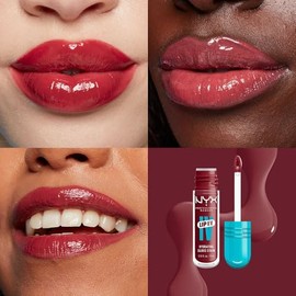 NYX Professional Makeup, Lip Iv Gloss Sérum Hidratante - Tono Blush Rush (Rosa)