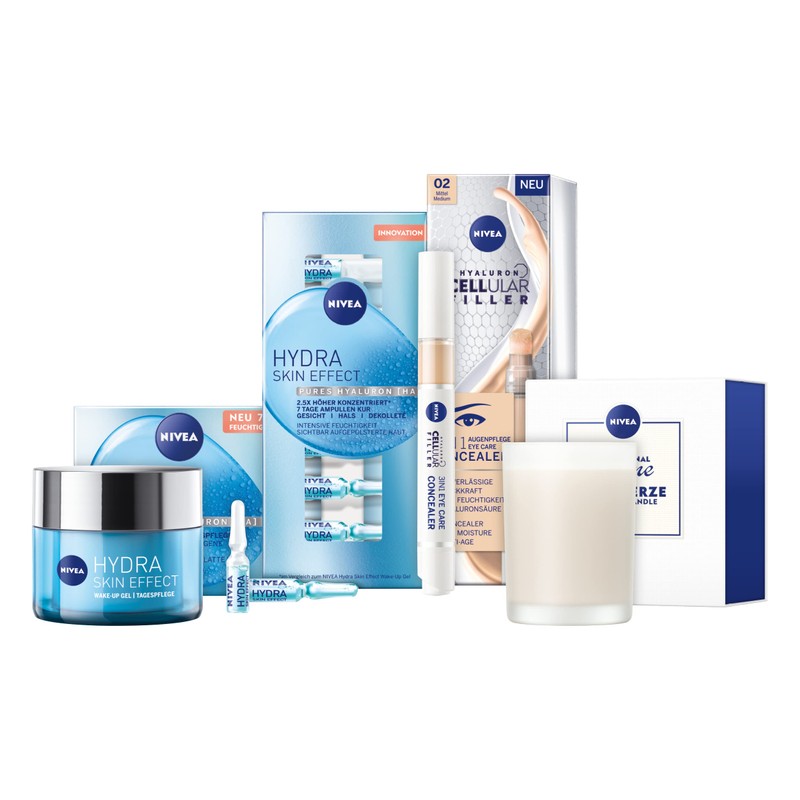 NIVEA Advent-Kalender 2022 mit 4 Türchen, Weihnachtskalender mit 4 Verwöhnmomenten