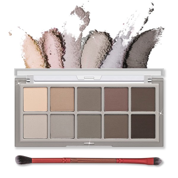 Erinde 10 Colors Eyeshadow Palette Makeup - Matte Naked Eye
