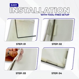 Dexter Lint Screen Replacement – Durable Frameless Dryer Lint Filters for Commercial & Residential Use (9805-029-002) - 17.75" X 29.5" (Pack of 3)