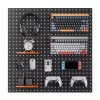 ValueMax Metal Pegboard Panels 12"x12" Heavy Duty Pegboard Wall Organizer