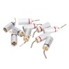 10pcs Banana Plug Needle Type Professional 24K Gold Plated Speaker