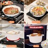 QuliMetal Nonstick Enameled Cast Iron Cookware Set, 5 Pcs Pots