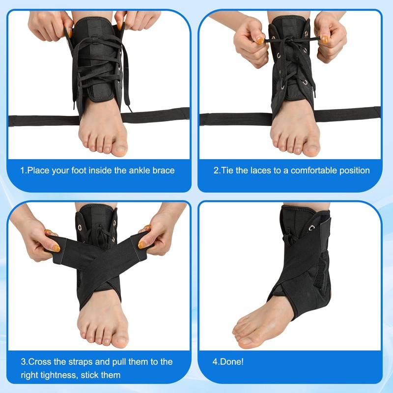 Ankle Brace, Ankle Support For Women Men, Ankle Straps For