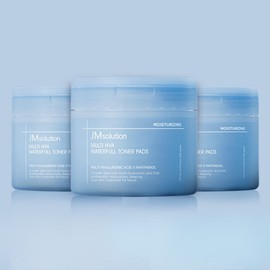 JM Solution Multi Hia Waterful Toner Pads 170ml, 100 pads, 3 packs / 제이엠솔루션 멀티 히아 워터풀 토너 패드 170ml, 100매입, 3개