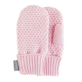 Sterntaler Unisex Strick-Fäustel für Babys und Kleinkinder, rosa, 3