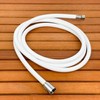 GATE14® White PVC Flexible Shower Hose 2.5m