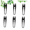 LALAFINA 3sets Embroidery Scissors Set U-shape Sewing Scissors Fabric Thread