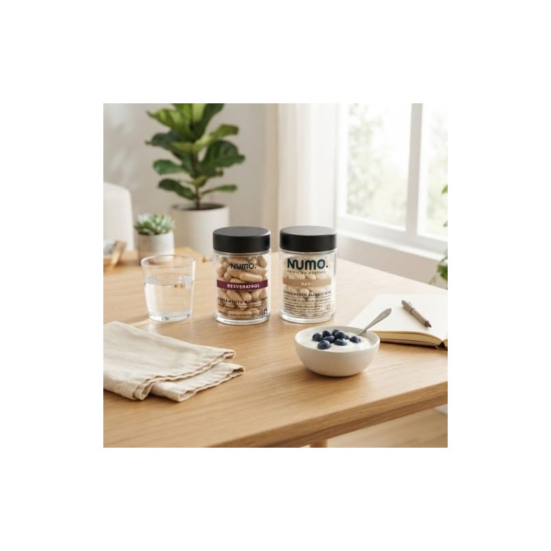 NUMO NAD+ y Trans-Resveratrol │Combo Longevidad │ 2 Frascos 60