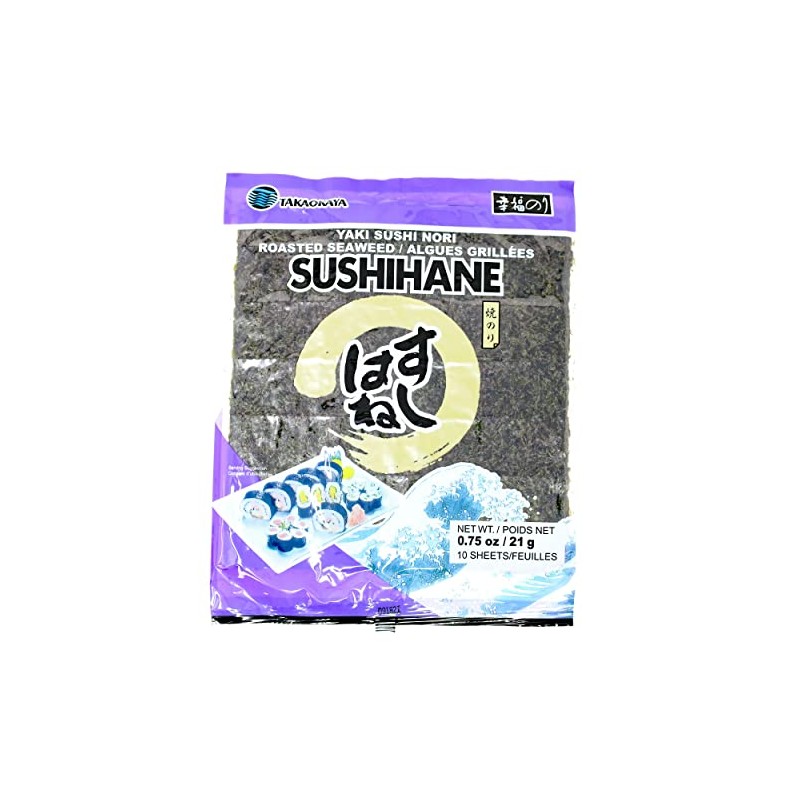 Takaokaya Japanese Sushihane Roasted Seaweed Nori (48x48/0.8 Oz)