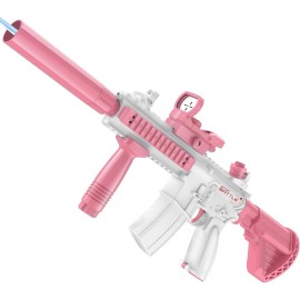 JONEG Rechargeable Automatic Electric Water Gun for Adults Kids Electric Squirt Long-R