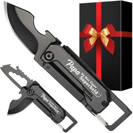 Dad Gifts for Father's Day, Gifts for Dad Father's Day, Box Cutter Dad Gifts, Birthday Gift for Dad, EDC Devices for Camping, Hiking, Travel